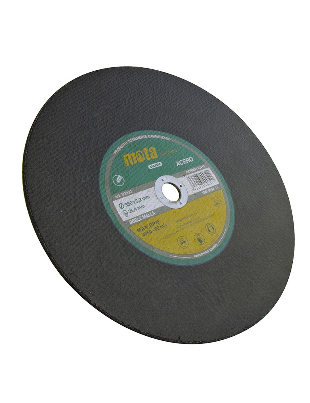 Disco corte hierro ø350 x 3,2 x 25,4 mm