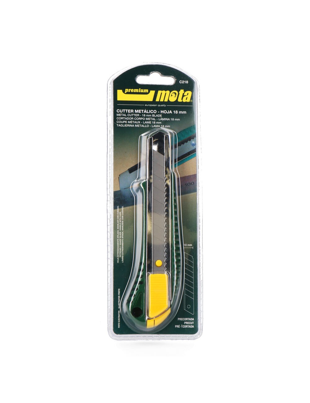 Cúter de metal hoja de 18 mm
