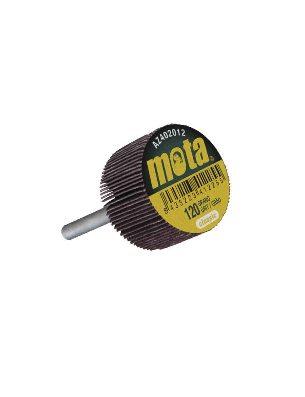 Cepillo de laminas con vastago 30 x 15 x 6 mm grano 50