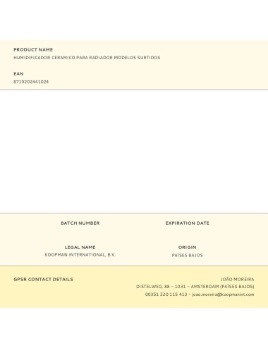 Humidificador ceramico para radiador modelos surtidos