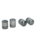 Set de 4 tapones para rueda de coche gris