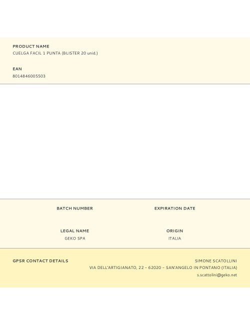 Cuelga facil 1 punta (blister 20 unid.)