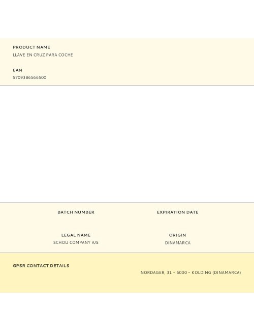 Llave en cruz para coche