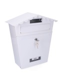 Buzon de acero modelo classic blanco 295 x 105 x 355 mm