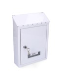 Buzon de acero modelo standard blanco 210 x 60 x 300 mm