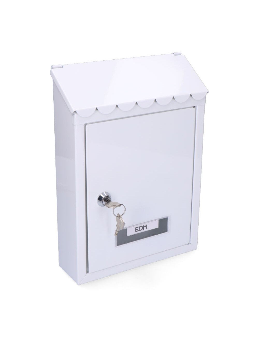 Buzon de acero modelo standard blanco 210 x 60 x 300 mm