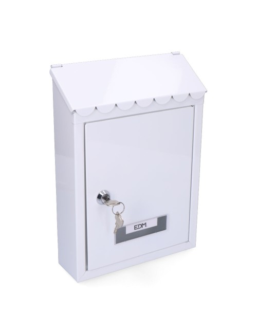 Buzon de acero modelo standard blanco 210 x 60 x 300 mm