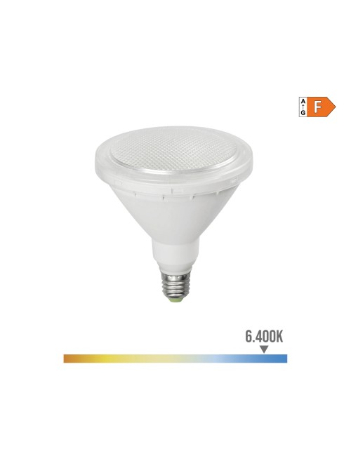 Bombilla par38 led e27 15w 1510lm 6400k luz fria ip64 ø12x13,8cm