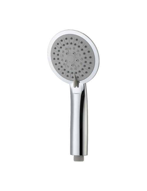 Mango de ducha anticalcareo moderno 3 funciones color cromo ø10,8 x 3,6 x 24 cm