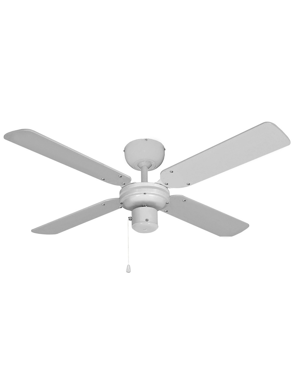 Ventilador de techo modelo baltico. color blanco. potencia: 50 w aspas: ø102cm edm