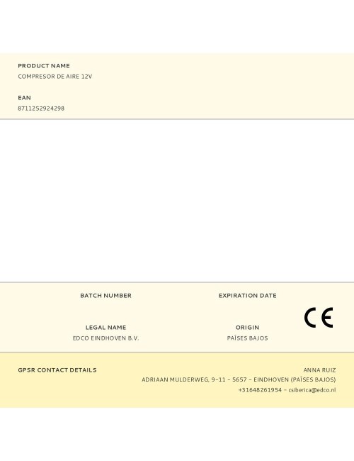 Compresor de aire 12v