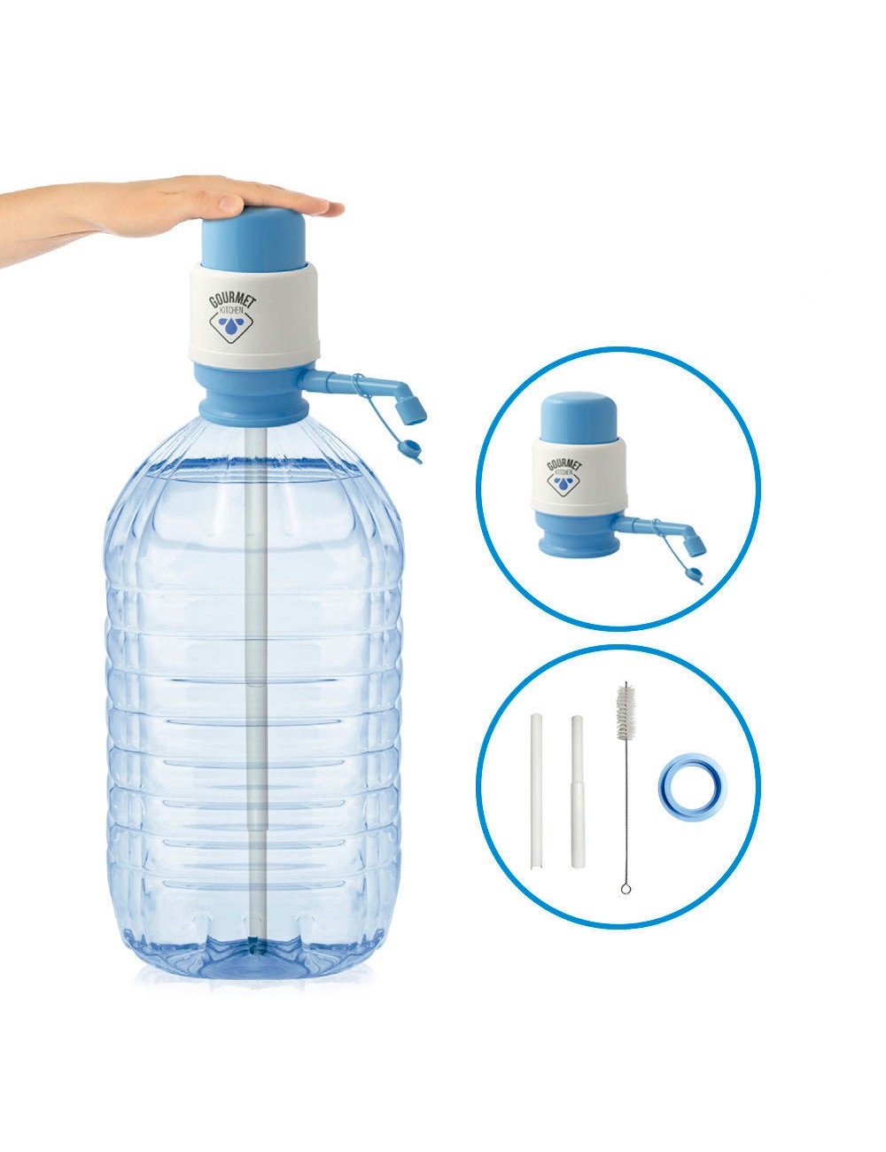 Dispensador de agua manual para garrafas