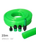 Kit manguera de jardin estandar 25 m (3/4" 19 mm)