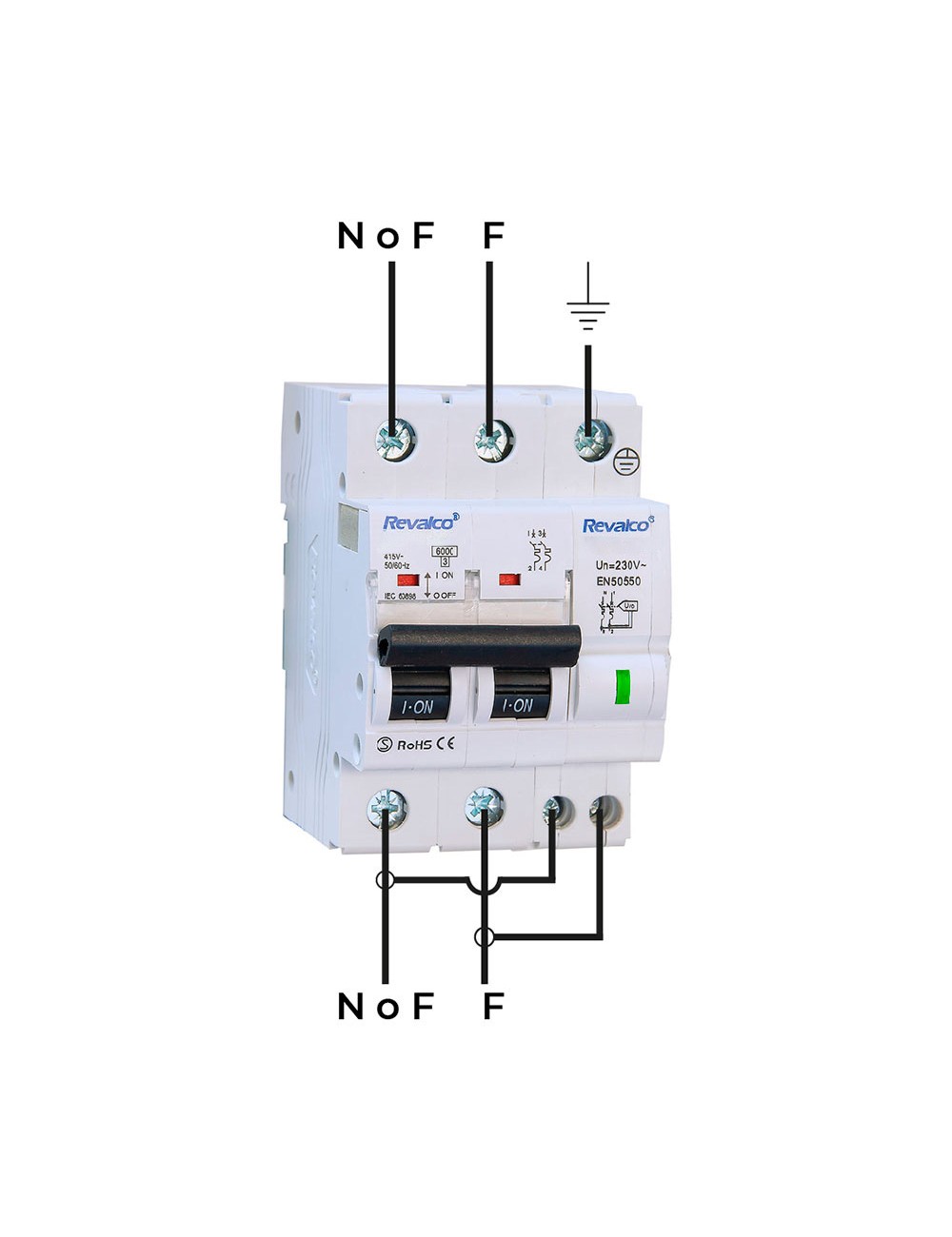 Iga 2p 25a c 10ka - proteccion contra sobretensiones permanente segun normativa en-50550