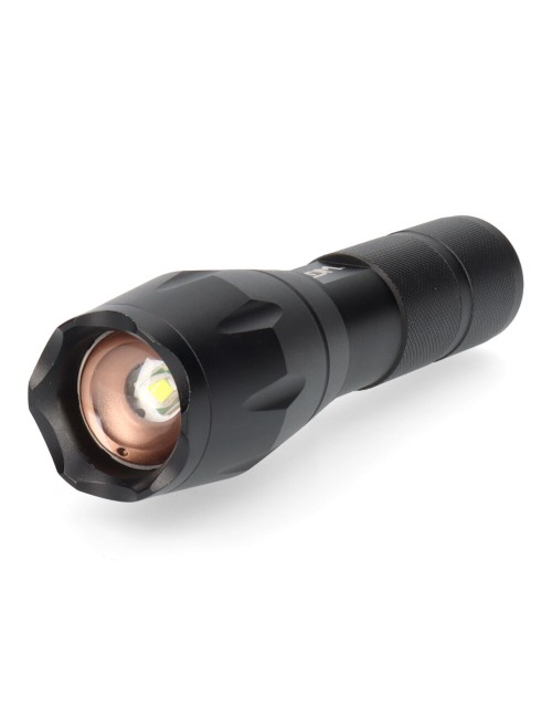 Linterna led tactical force, zoom, aluminio, 3 w 140 lm 3xaaa (incluidas)