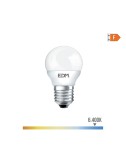 Bombilla esferica led e27 7 w 600 lm 6400 k luz fria ø4,5 x 8 cm