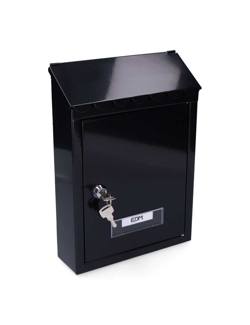 Buzon de acero modelo standard negro 210 x 60 x 300 mm