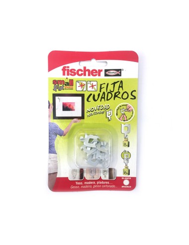 Fijacuadros blanco (blister 8 unid.) 522206 fischer