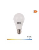 Bombilla standard led con sensor de presencia y crepuscular e27 12 w 1154 lm 6400 k luz fria ø6 x 11 cm