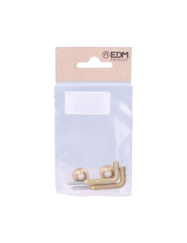 Alzapaños torneados latón 30 mm. recogedor de cortina, 2 uds