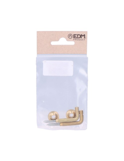 Alzapaños torneados latón 30 mm. recogedor de cortina, 2 uds