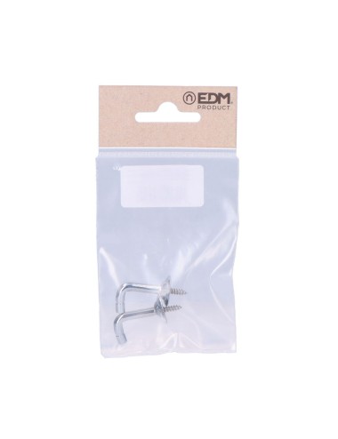 Alzapaños torneados latón niquelado 25 mm. recogedor de cortina, 2 uds