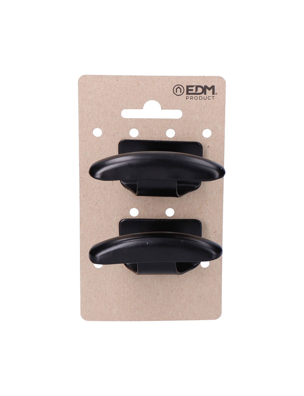 Colgador negro 2 uds