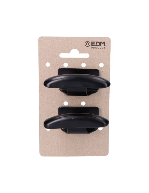 Colgador negro 2 uds