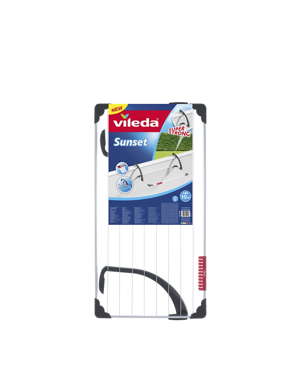 Tendedero de balcon sunset cj6, tendido 10 m