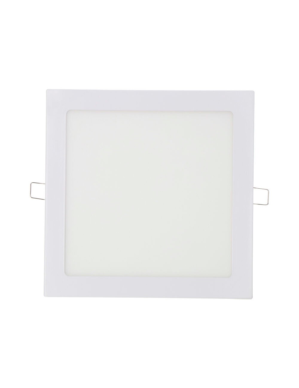 Downlight led empotrable cuadrado 20 w luz día 4000 k 1500 lm color blanco 22 x 22 cm