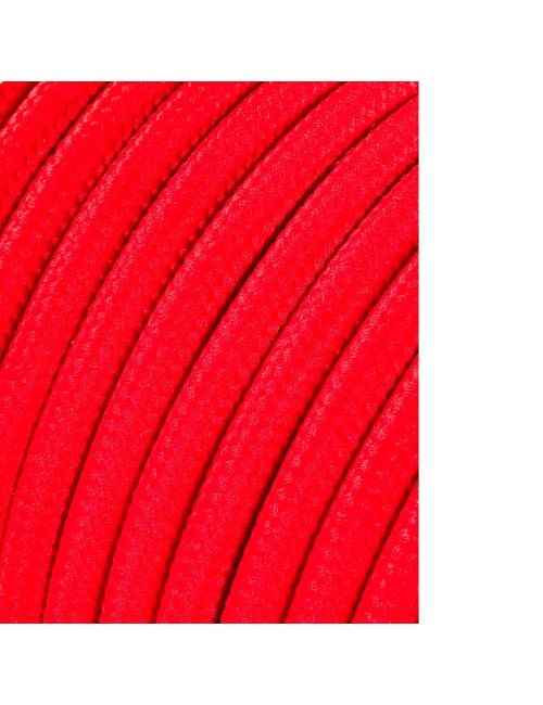 Carrete cable cordón tubular h03vv-f 2 x 0,75 mm rojo, 5 m