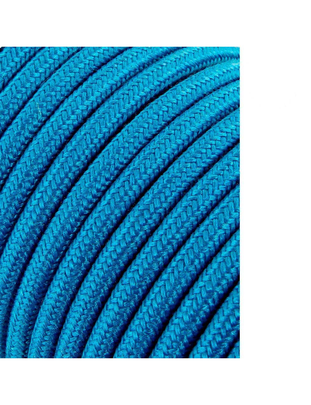 Carrete cable cordón tubular h03vv-f 2 x 0,75 mm azul claro, 5 m
