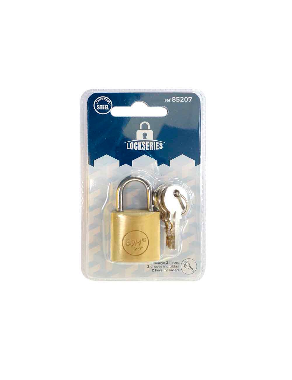Candado de latón arco normal 25mm