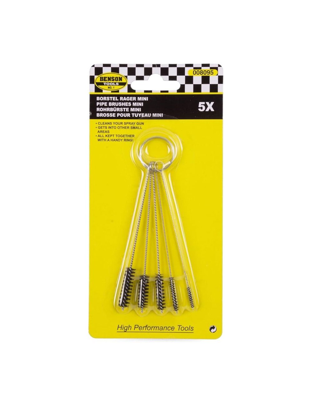 Cepillo mini variado, set 5 piezas