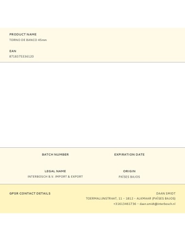 Torno de banco 45 mm