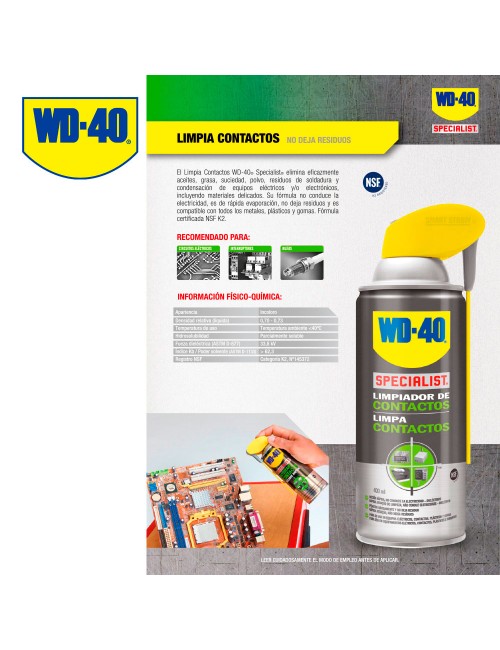 Specialist limpia contactos wd40 400ml 34380