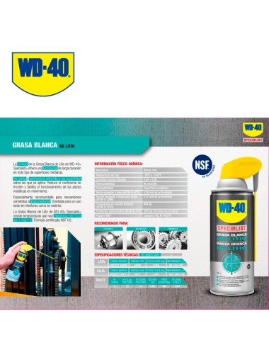 Specialist grasa blanca de litio 400 ml