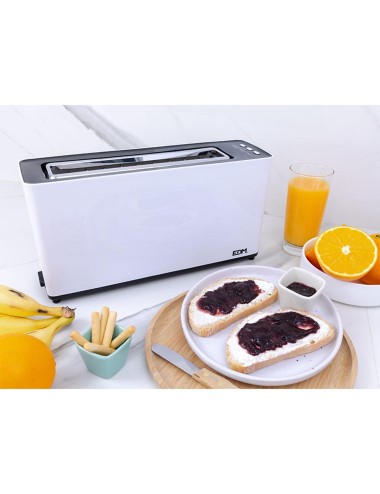 Tostadora ranura larga white design 900 w