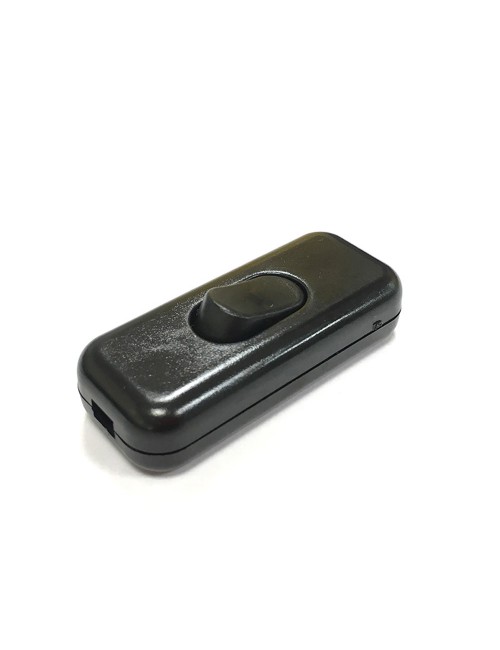 Interruptor de paso, 4a 250v~, negro (retractilado)