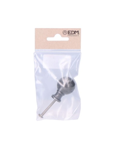 Pomo bola 25mm hierro antiguo