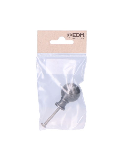 Pomo bola 25mm hierro antiguo