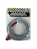 Desatascador de tuberias metalico flexible, 5 m x 8 mm