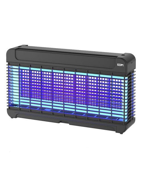 Mata insectos profesional electronico con led 13w 300m 47x10x26,3cm color negro edm