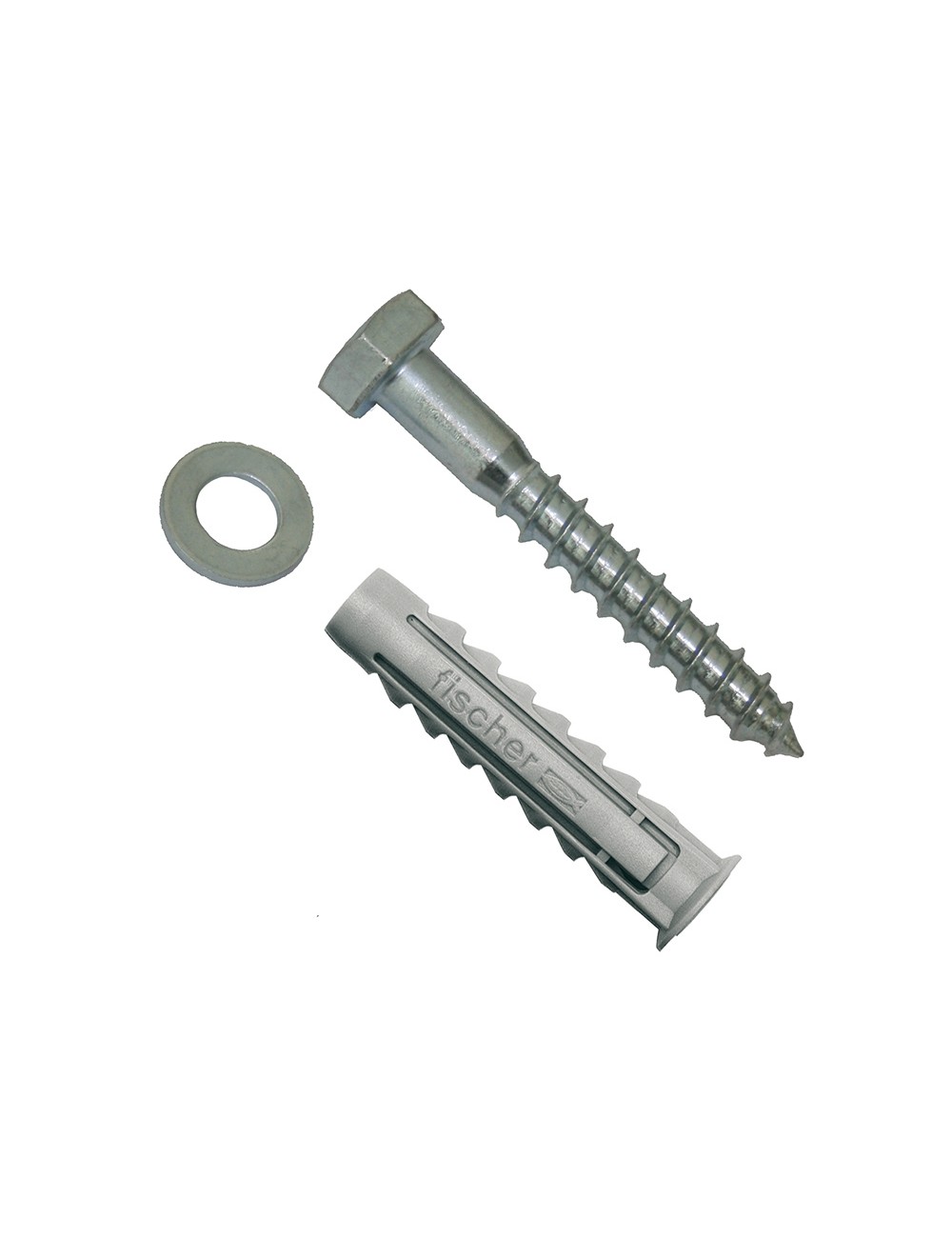 Tacos wl ø7 x 60 mm + tornillos ø7 x 65 mm, blister 4 uds