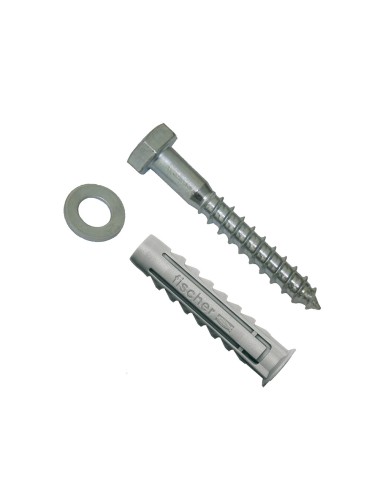 Tacos wl ø10 x 80 mm + tornillos ø10 x 80 mm, blister 2 uds