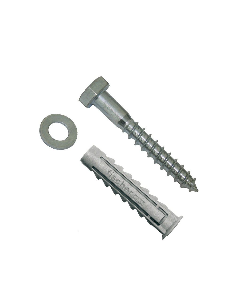 Tacos wl ø10 x 80 mm + tornillos ø10 x 80 mm, blister 2 uds