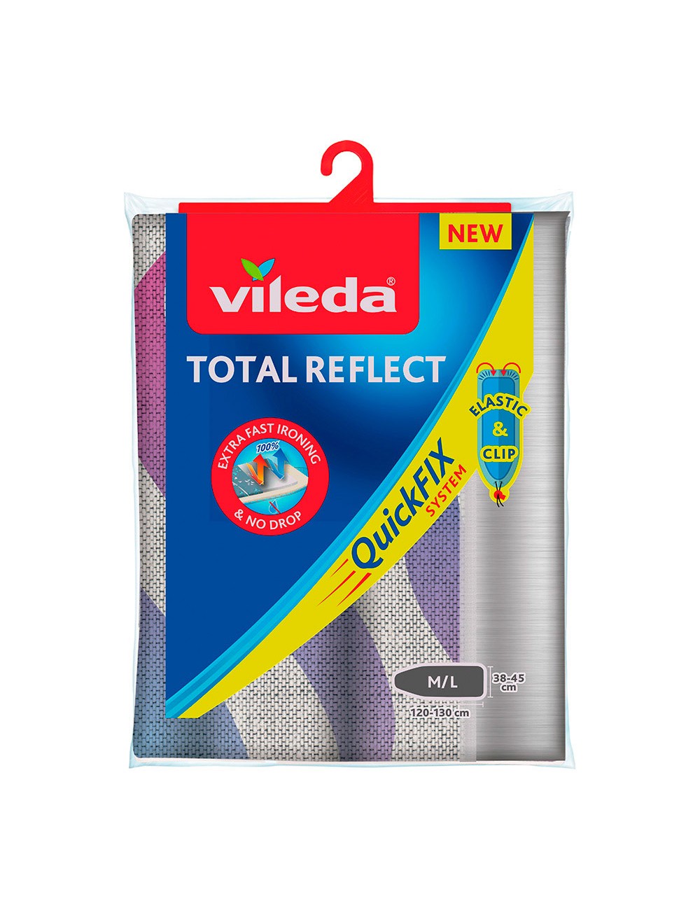 Funda total reflect para tablas de planchar 120 x 38 cm hasta 130 x 45 cm