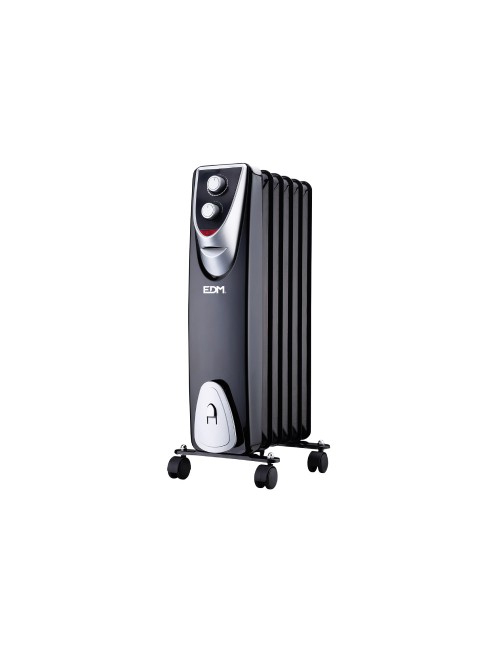 Radiador sin aceite 400 / 600 / 1000 w con 6 elementos modelo black edition