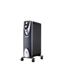 Radiador sin aceite 500 / 1000 / 1500 w con 8 elementos modelo black edition