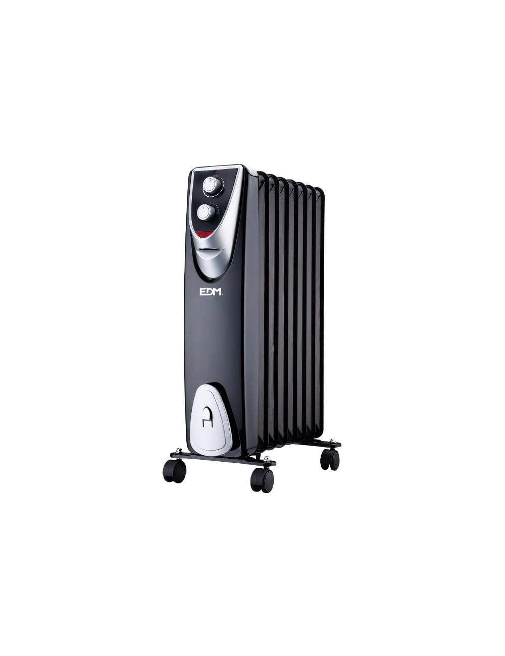 Radiador sin aceite 500 / 1000 / 1500 w con 8 elementos modelo black edition